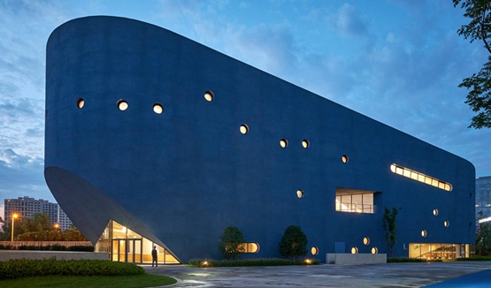 BIM建筑|开放建筑工作室设计“蓝鲸”图书馆