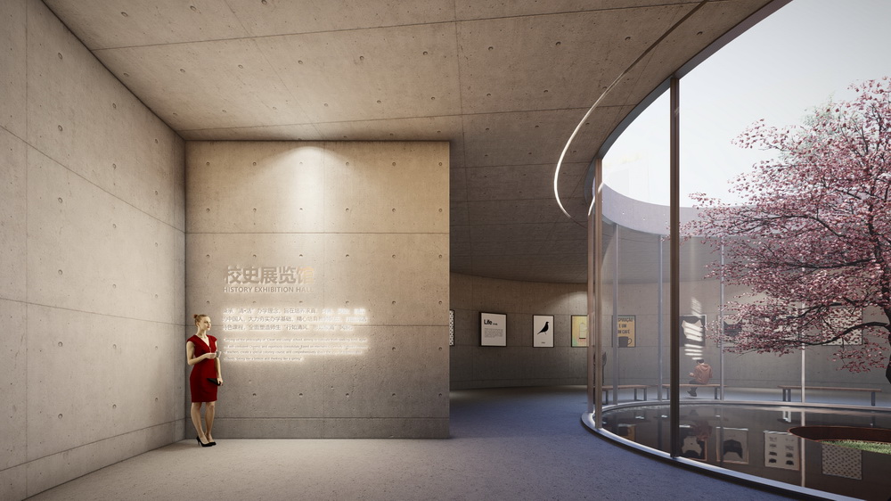 BIM建筑|深圳龙华清泉外国语学校（初中部）/一境建筑设计