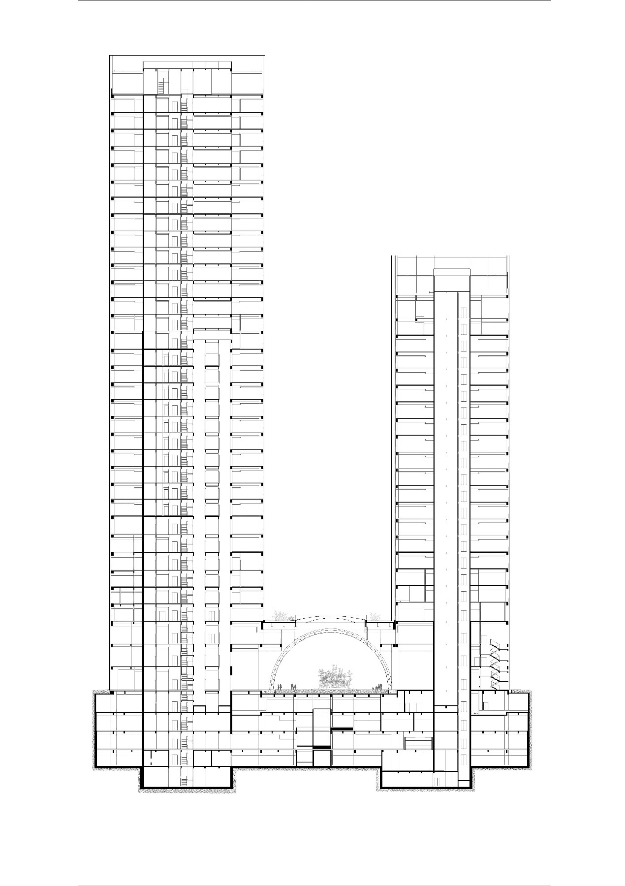 BIM建筑|与城市共享的大厅：国银•民生金融大厦/筑博设计