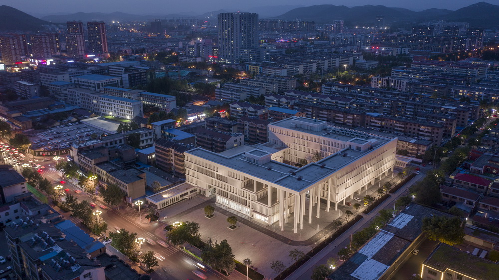 BIM建筑|沂南图书档案馆，山东 / 中央美术学院建筑7工作室（朴棫城市建筑设计工作室）