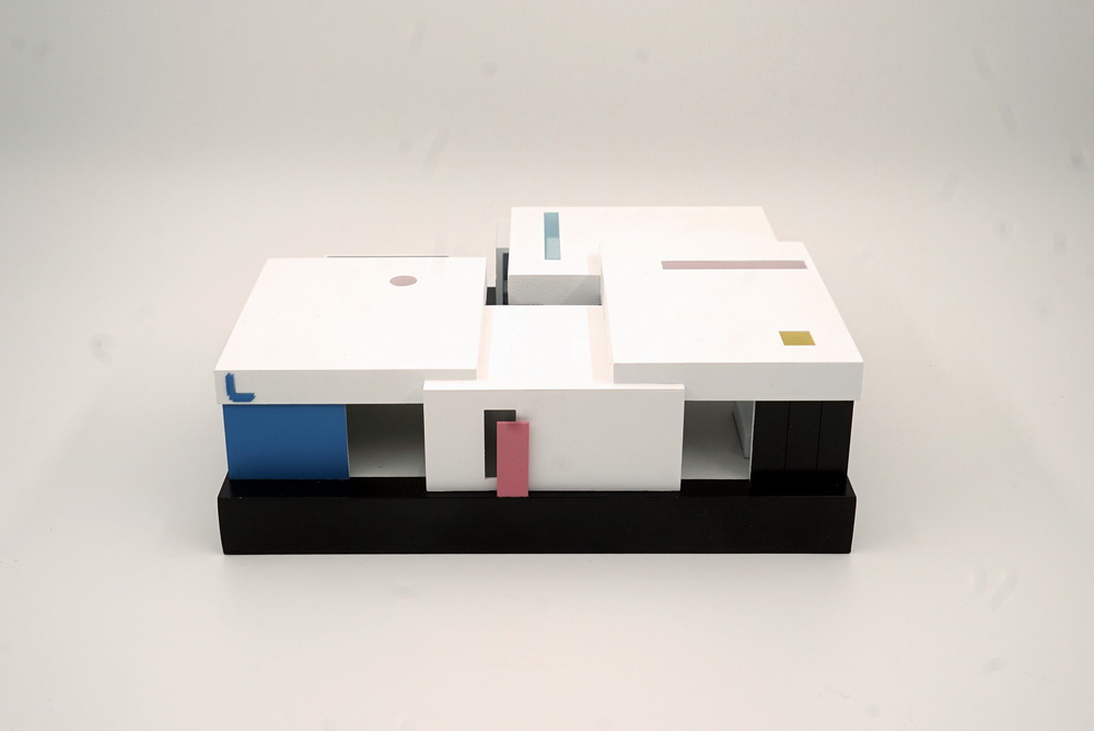 BIM建筑|将至上主义绘画转译成三维空间：层岩叠影展厅/朴居设计研究室