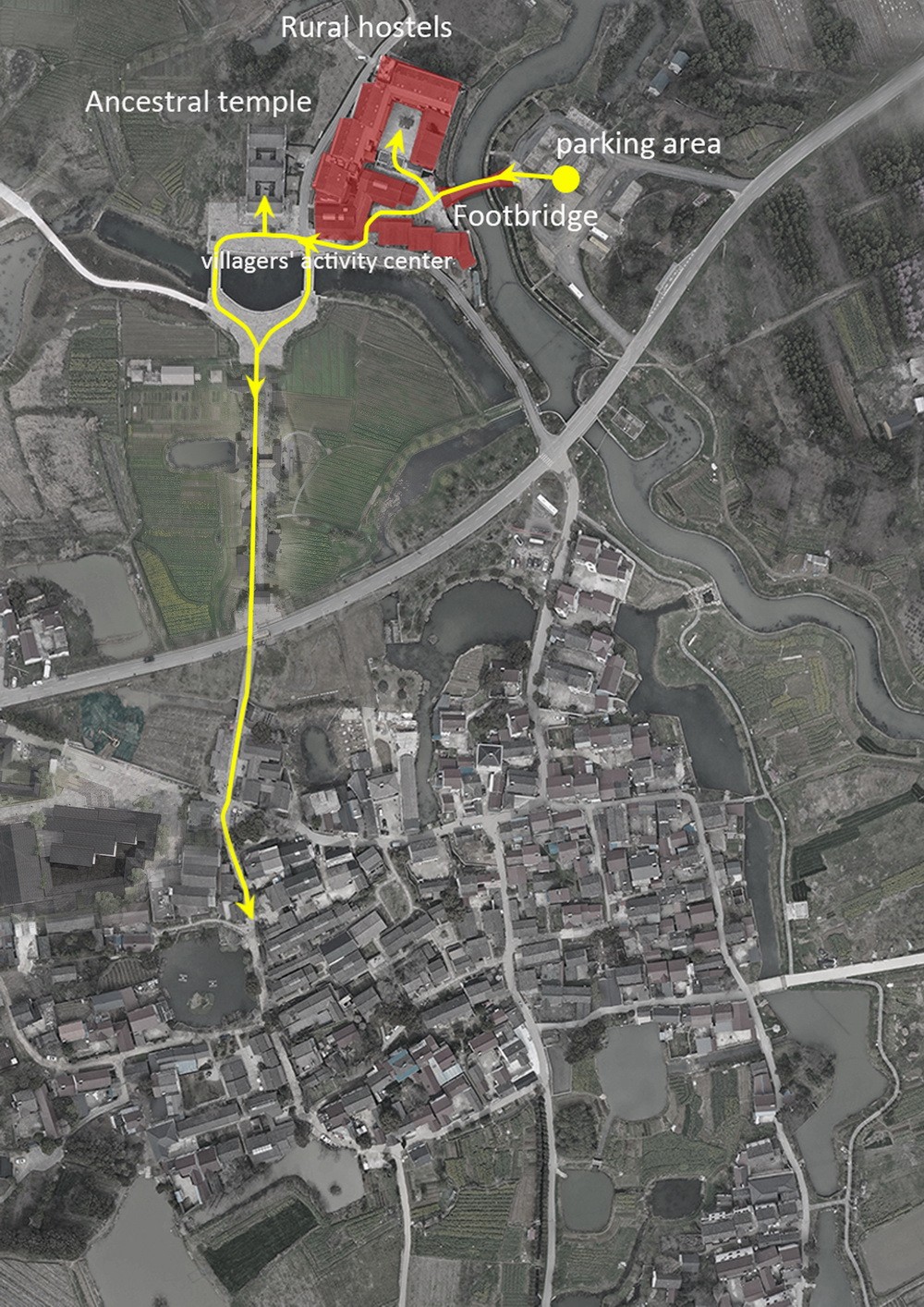 BIM建筑|李巷村村口公共空间再生/东大院 建筑技术与艺术（ATA）工作室