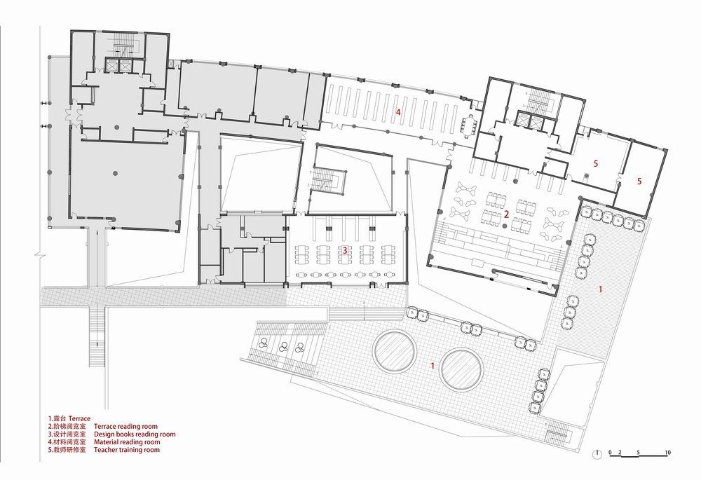 BIM建筑|中央美术学院燕郊校区图书馆改造 / 三文建筑 / 何崴工作室