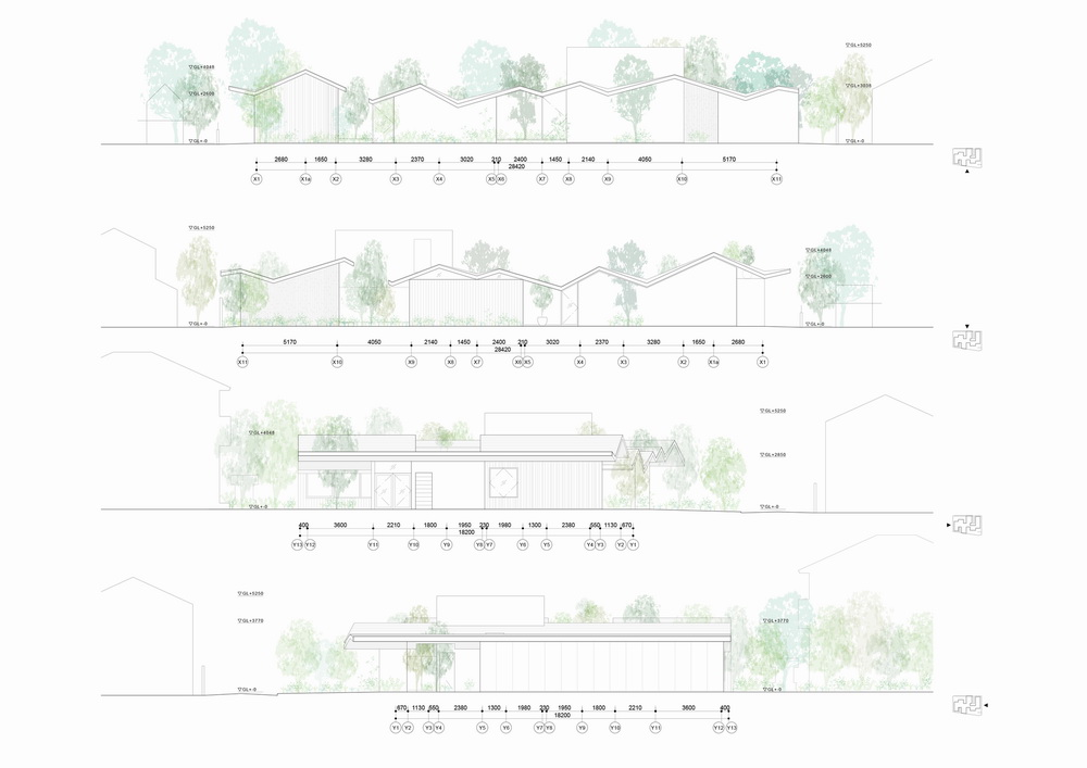 BIM建筑|林中牙医诊所 / Takashige Yamashita Office