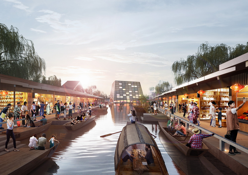 BIM建筑|苏州青苔中日工业设计村，再度打造滨水新地标/SPARK思邦