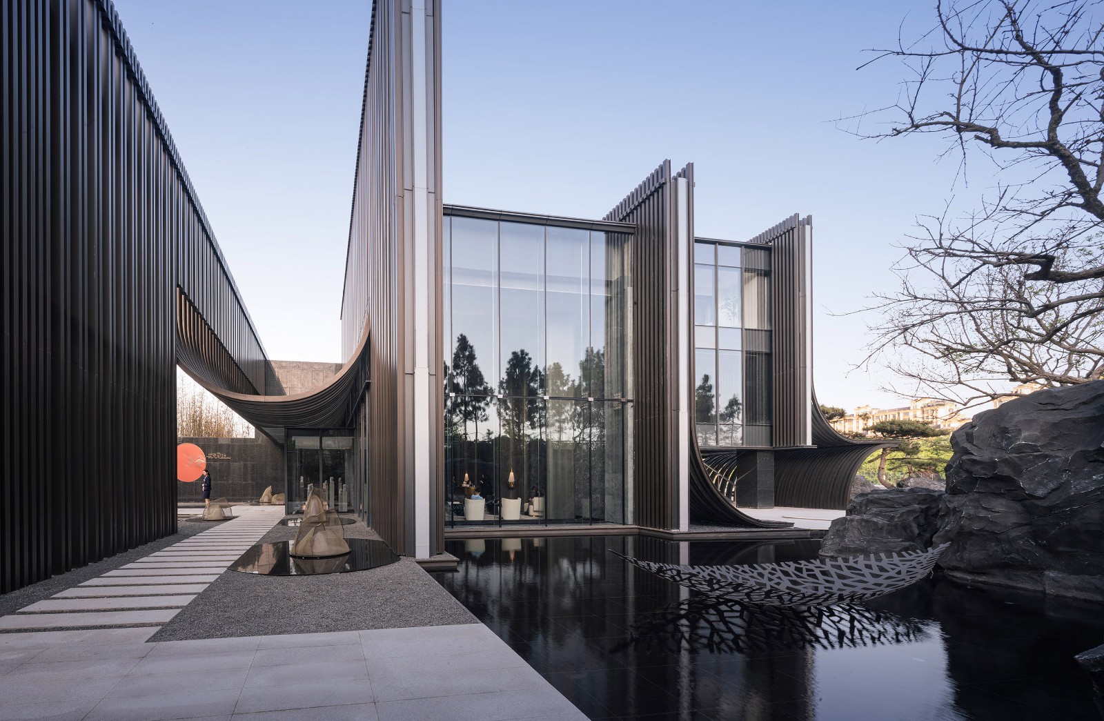 BIM建筑|美的禹洲·大河艺术馆/ PTA上海柏涛