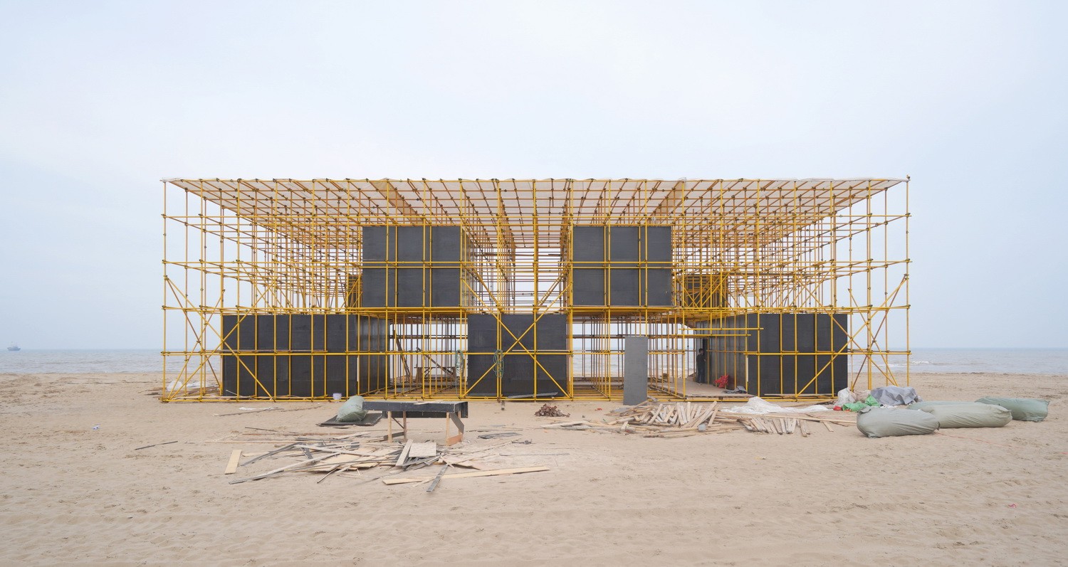 BIM建筑|晃神儿空间—阿那亚戏剧节“候鸟300”海滩临时美术馆/合木建筑工作室