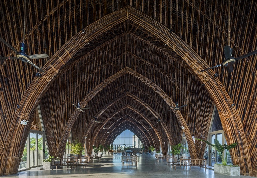 BIM建筑|大跨度拱形竹梁，Casamia 社区之家 / VTN Architects