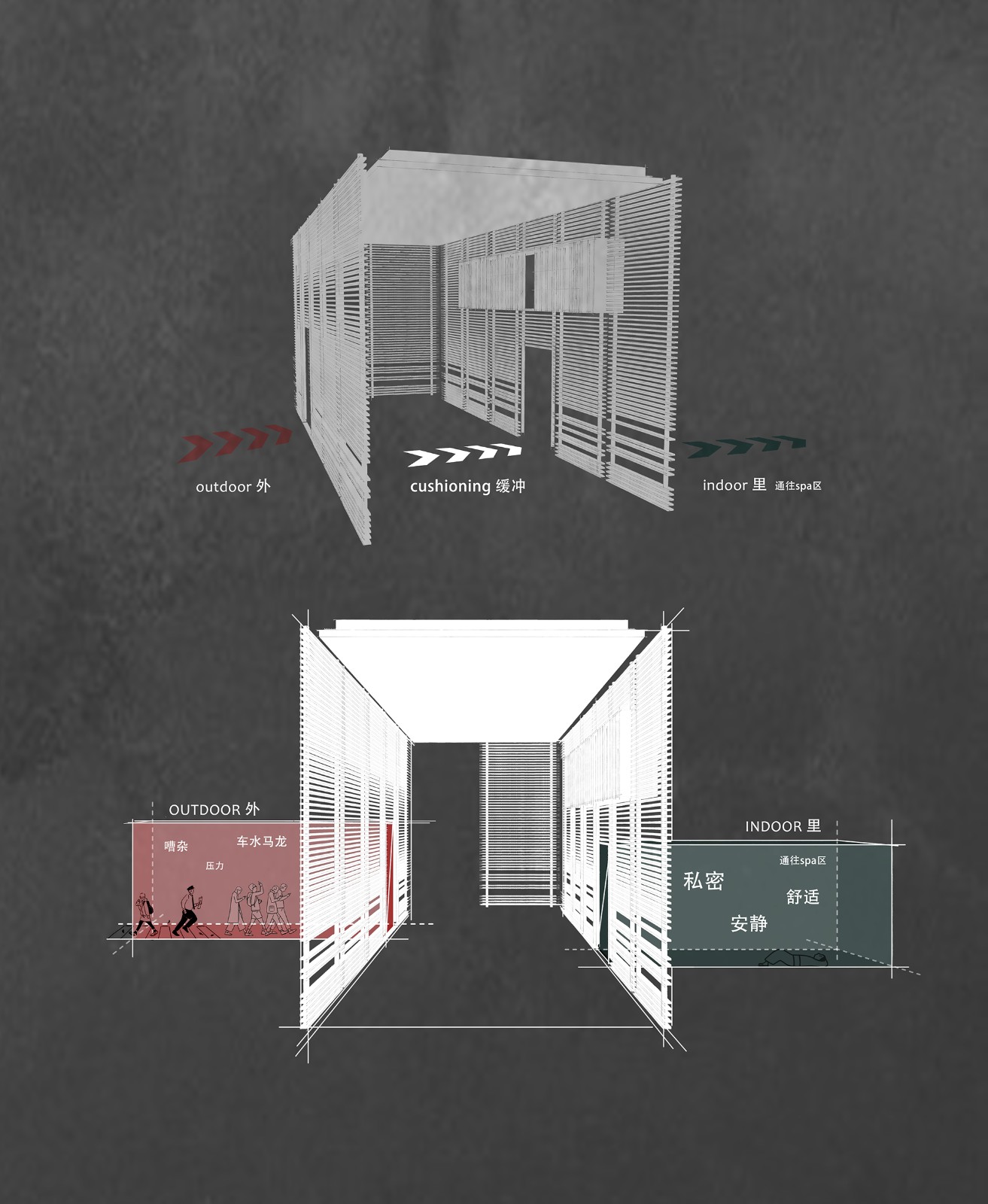 BIM建筑|1987·蘭美容抗衰中心，藏于都市之中的“避世之所”/杭州王韦航室内设计有限公司