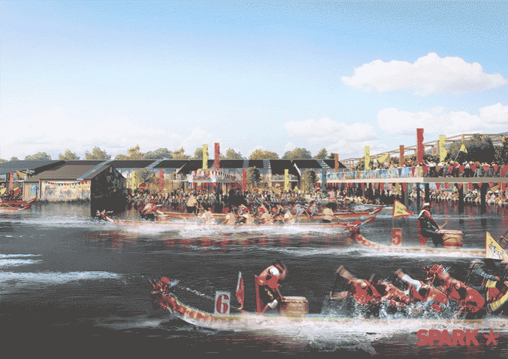 BIM建筑|苏州青苔中日工业设计村，再度打造滨水新地标/SPARK思邦