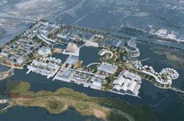 BIM建筑|苏州青苔中日工业设计村，再度打造滨水新地标/SPARK思邦-BIM建筑网