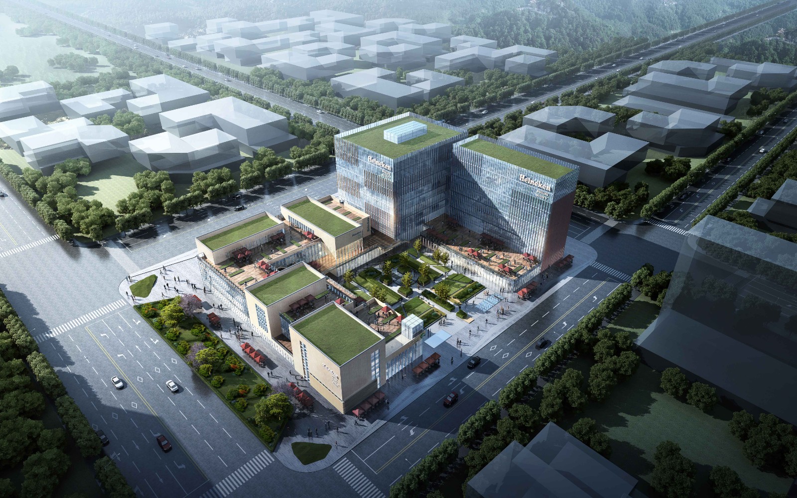 BIM建筑|创新谷里的生活容器/北京龙源科建建筑设计有限公司