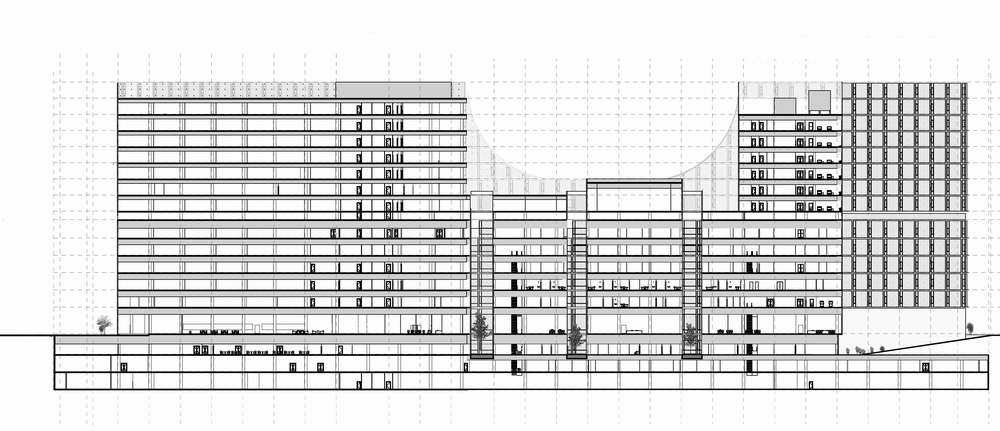 BIM建筑|城市与河岸之间的健康客厅--沪东区域医疗中心/LEMANARC瑞士瑞盟设计