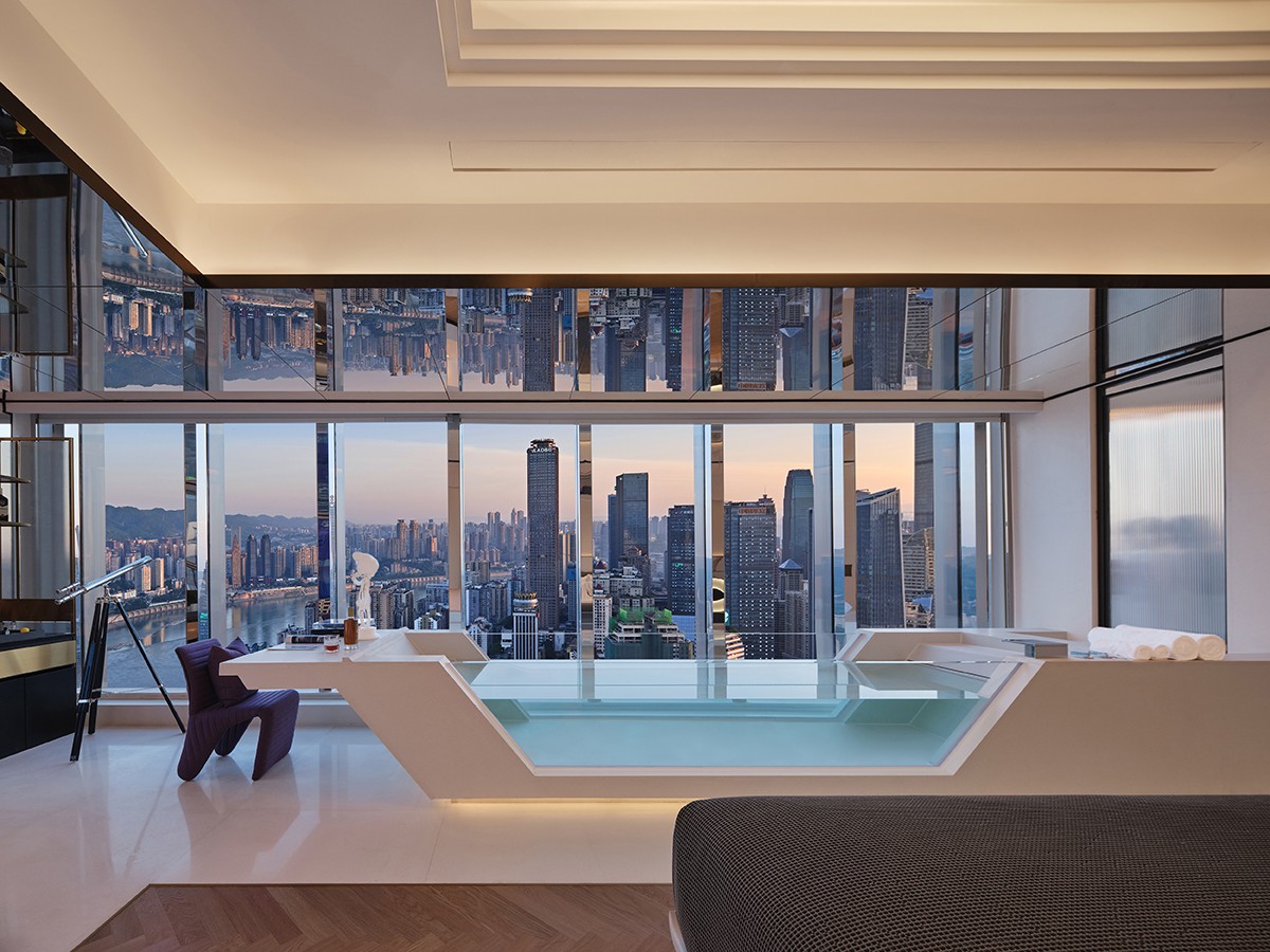 BIM建筑|ISEYA 浮云高空酒店【朝天门旗舰店】/布道空间设计