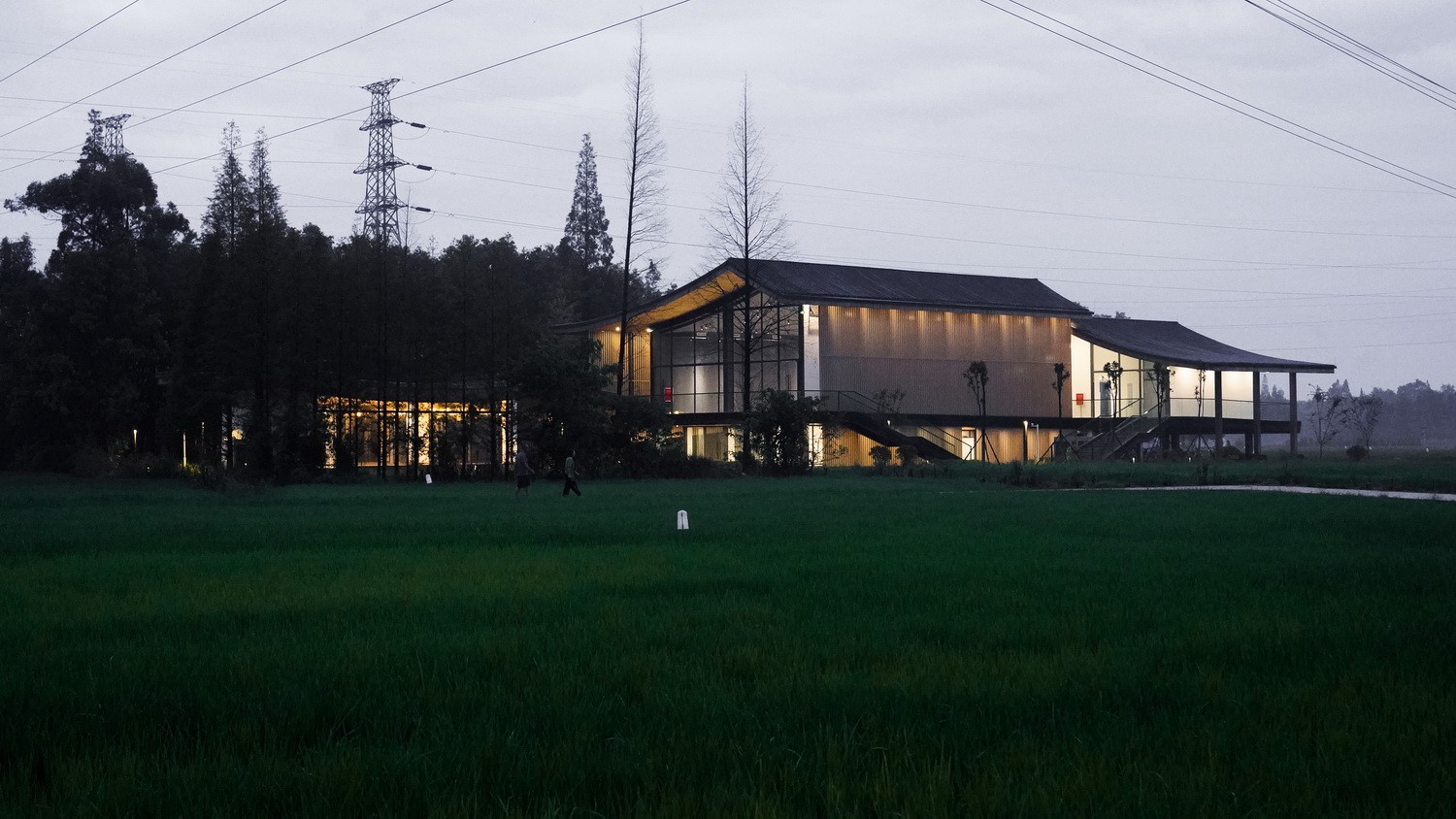 BIM建筑|最好的粮油在田间——耕田上的院子，村落中的乐园/小隐建筑事务所