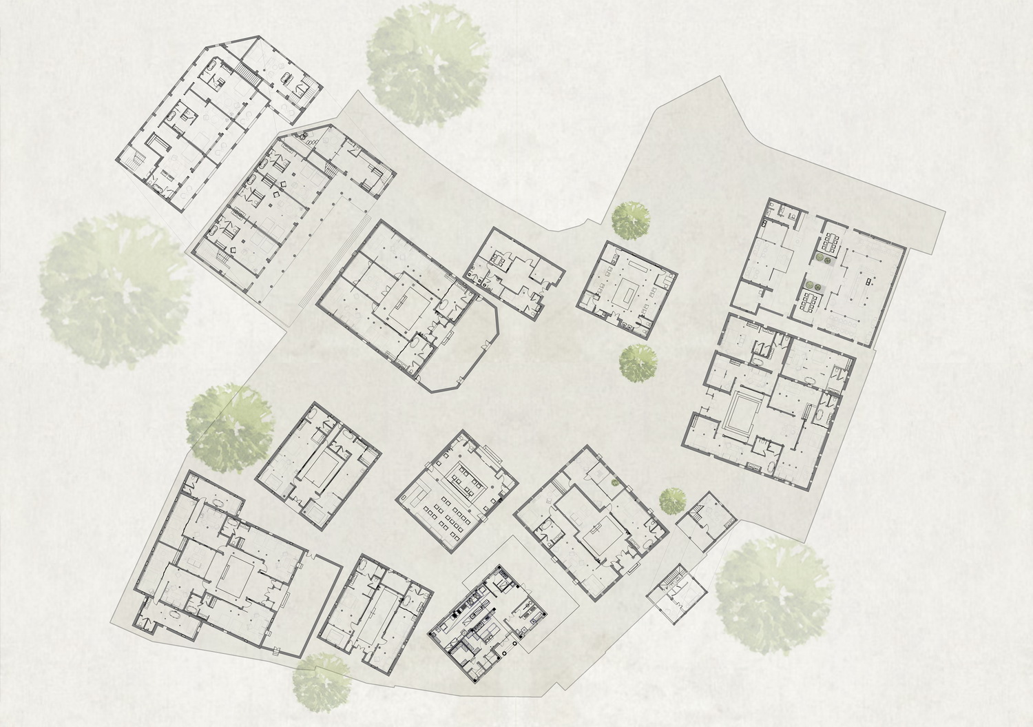 BIM建筑|青普梧林文化行馆 /谜舍设计工作室