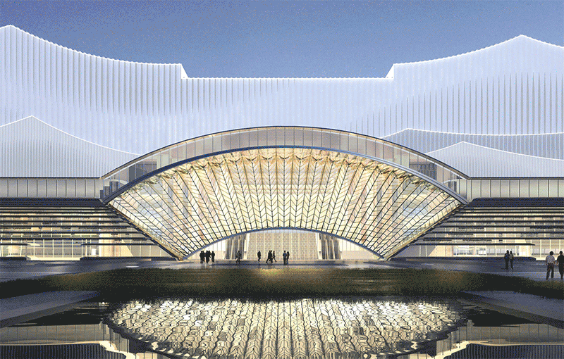 BIM建筑|长沙国际会议中心——柏涛蓝森联袂何镜堂院士团队，打造城市新名片/ 柏涛蓝森