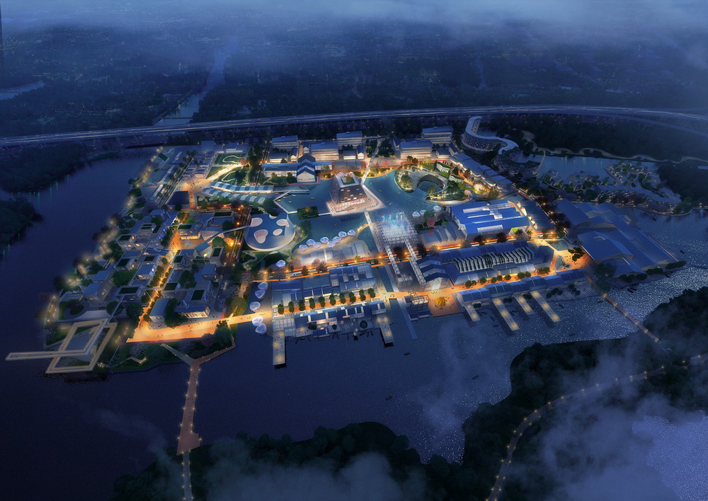 BIM建筑|苏州青苔中日工业设计村，再度打造滨水新地标/SPARK思邦