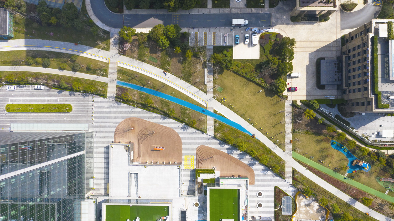 BIM建筑|上海长风中心：统一的秩序与多样的活力/goa大象设计