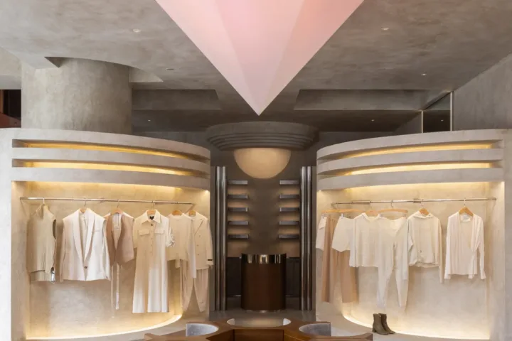 BIM建筑|复古未来主义买手店AUDREY/梁筑设计事务所