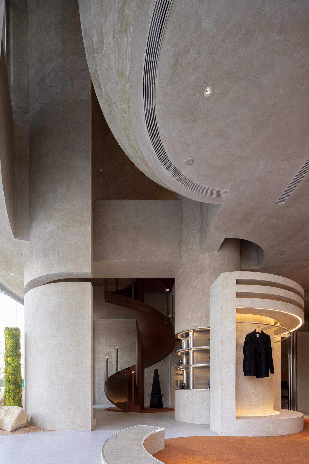 BIM建筑|复古未来主义买手店AUDREY/梁筑设计事务所