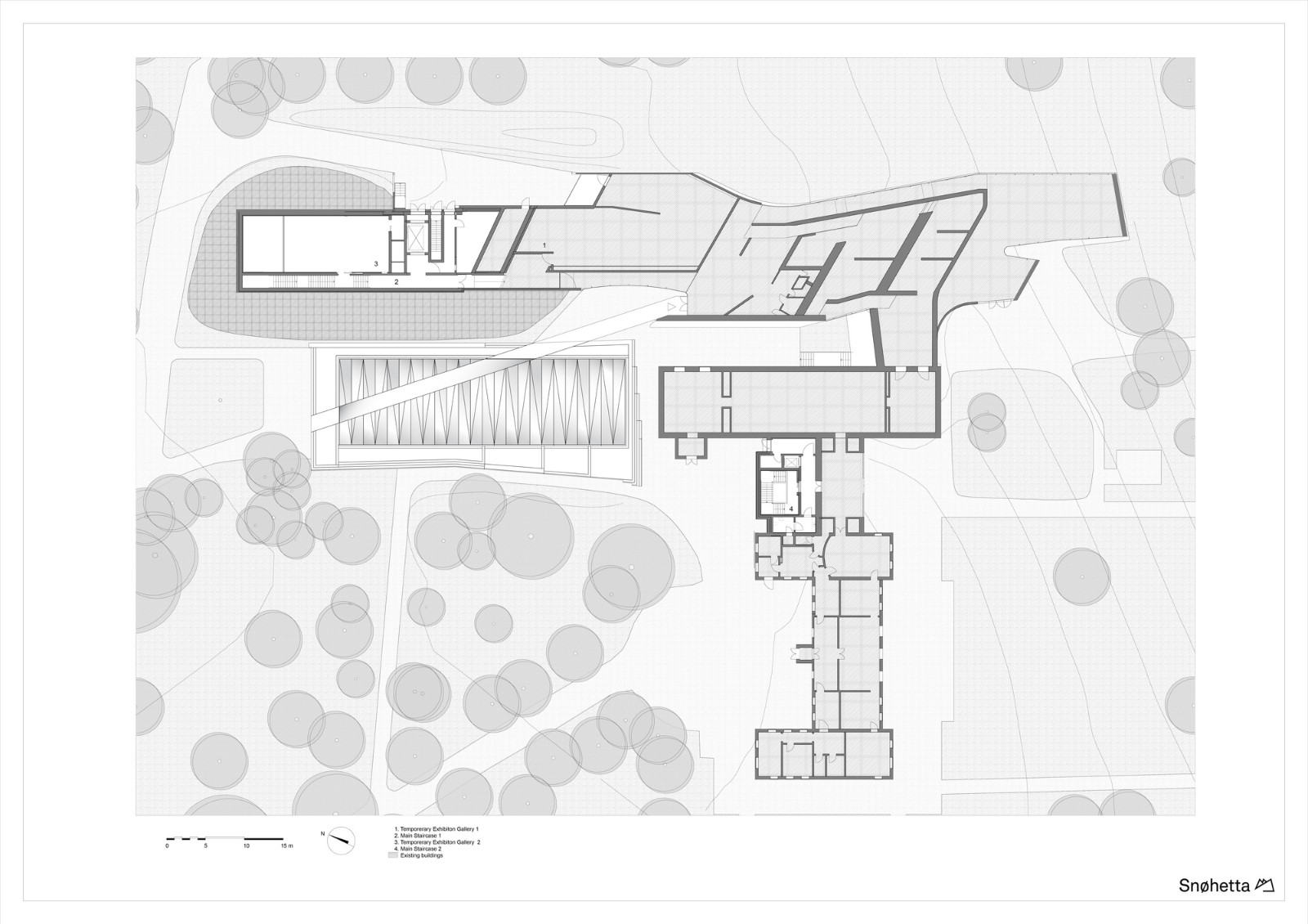 BIM建筑|奥德罗普格园林博物馆地下扩建项目 / Snøhetta