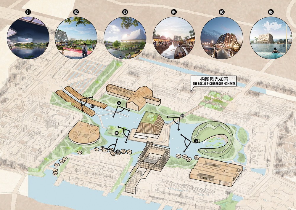 BIM建筑|苏州青苔中日工业设计村，再度打造滨水新地标/SPARK思邦