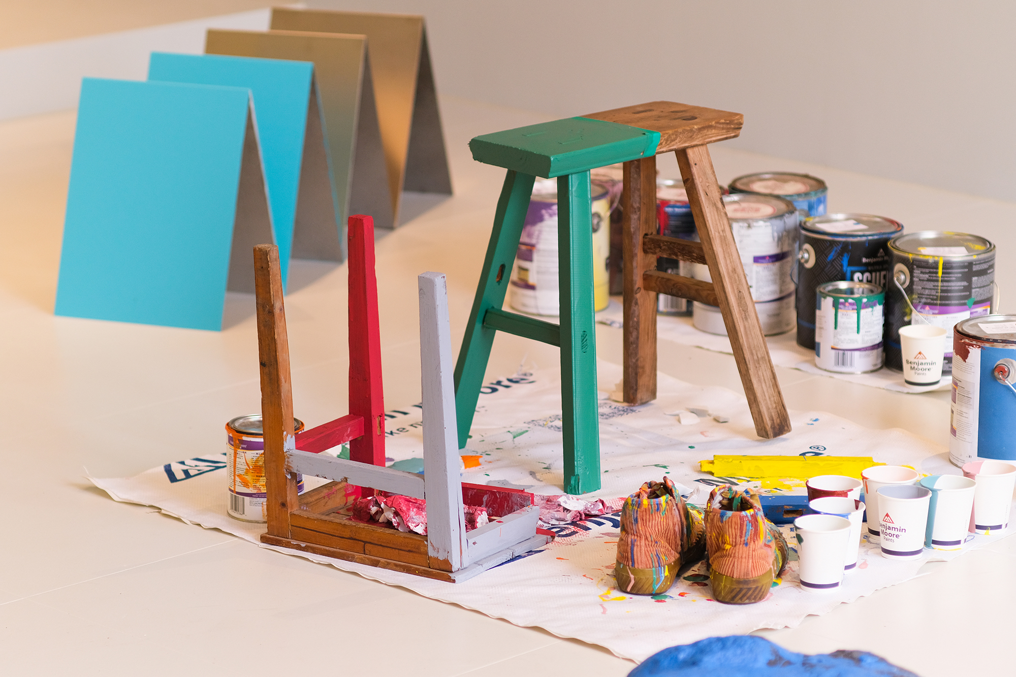 BIM建筑|本杰明·摩尔涂料金华体验中心，一场色彩爆发的随机空间实验/NDB Design新作