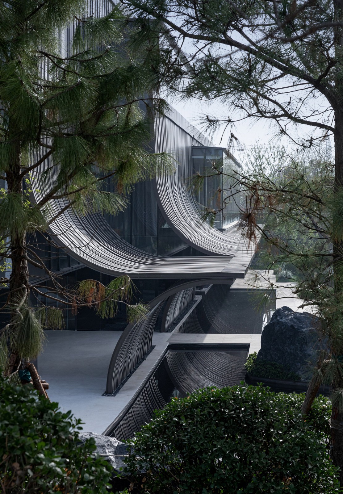 BIM建筑|美的禹洲·大河艺术馆/ PTA上海柏涛