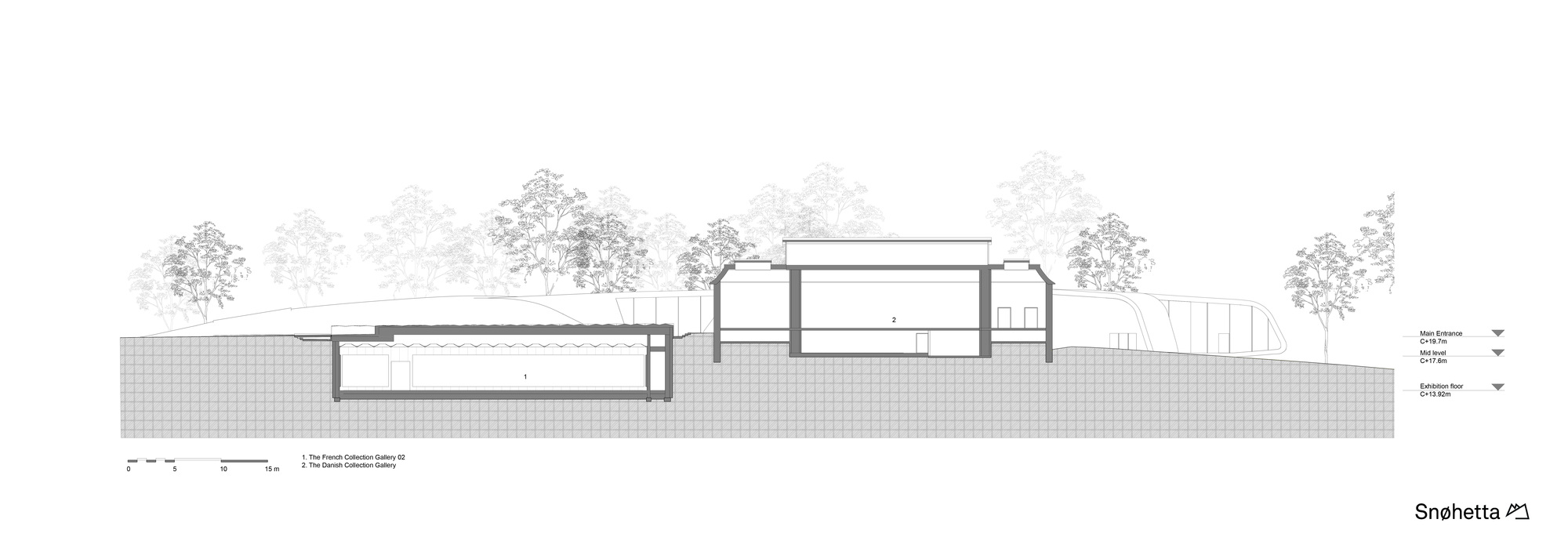BIM建筑|奥德罗普格园林博物馆地下扩建项目 / Snøhetta