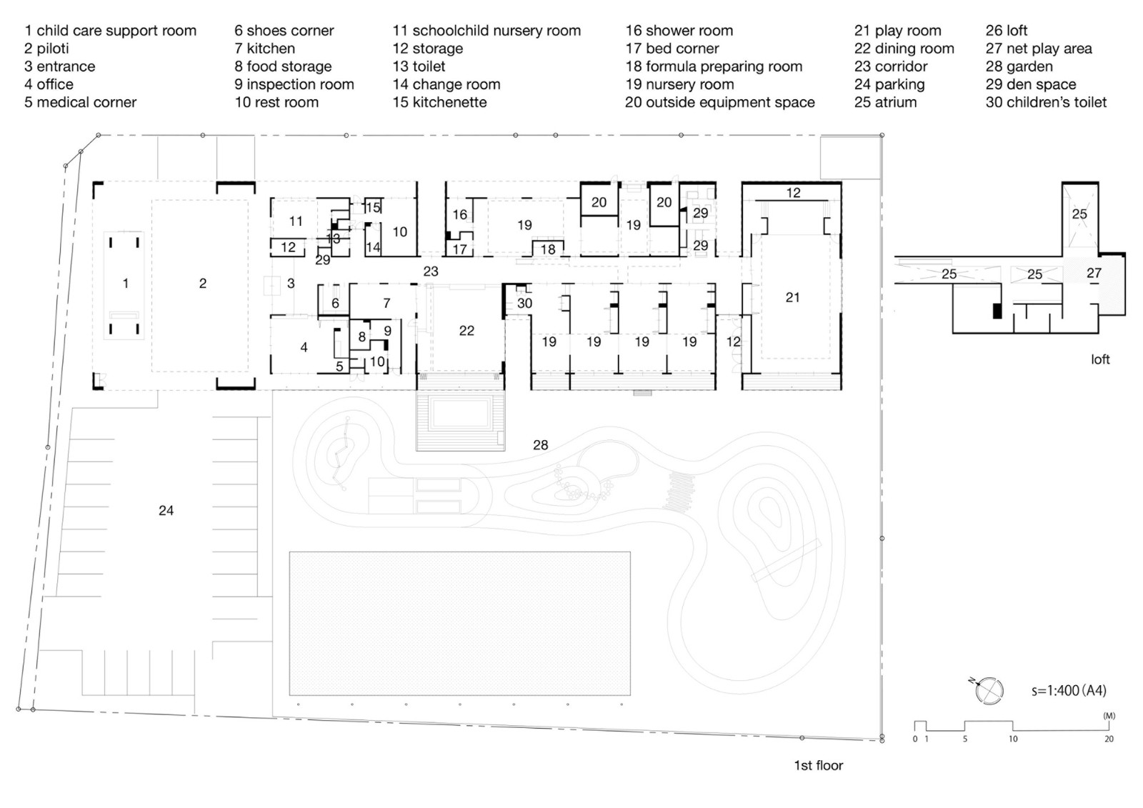 BIM建筑|OM幼儿园 / 日比野设计 + 幼儿之城 + KIDS DESIGN LABO