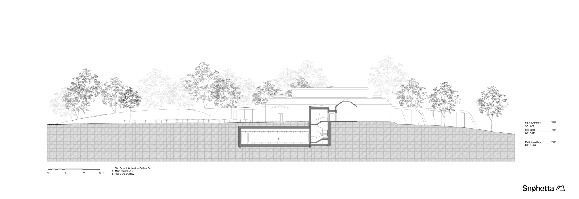 BIM建筑|奥德罗普格园林博物馆地下扩建项目 / Snøhetta