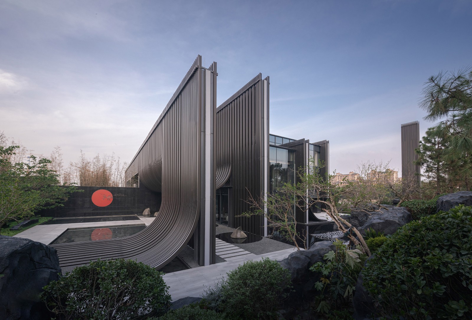 BIM建筑|美的禹洲·大河艺术馆/ PTA上海柏涛