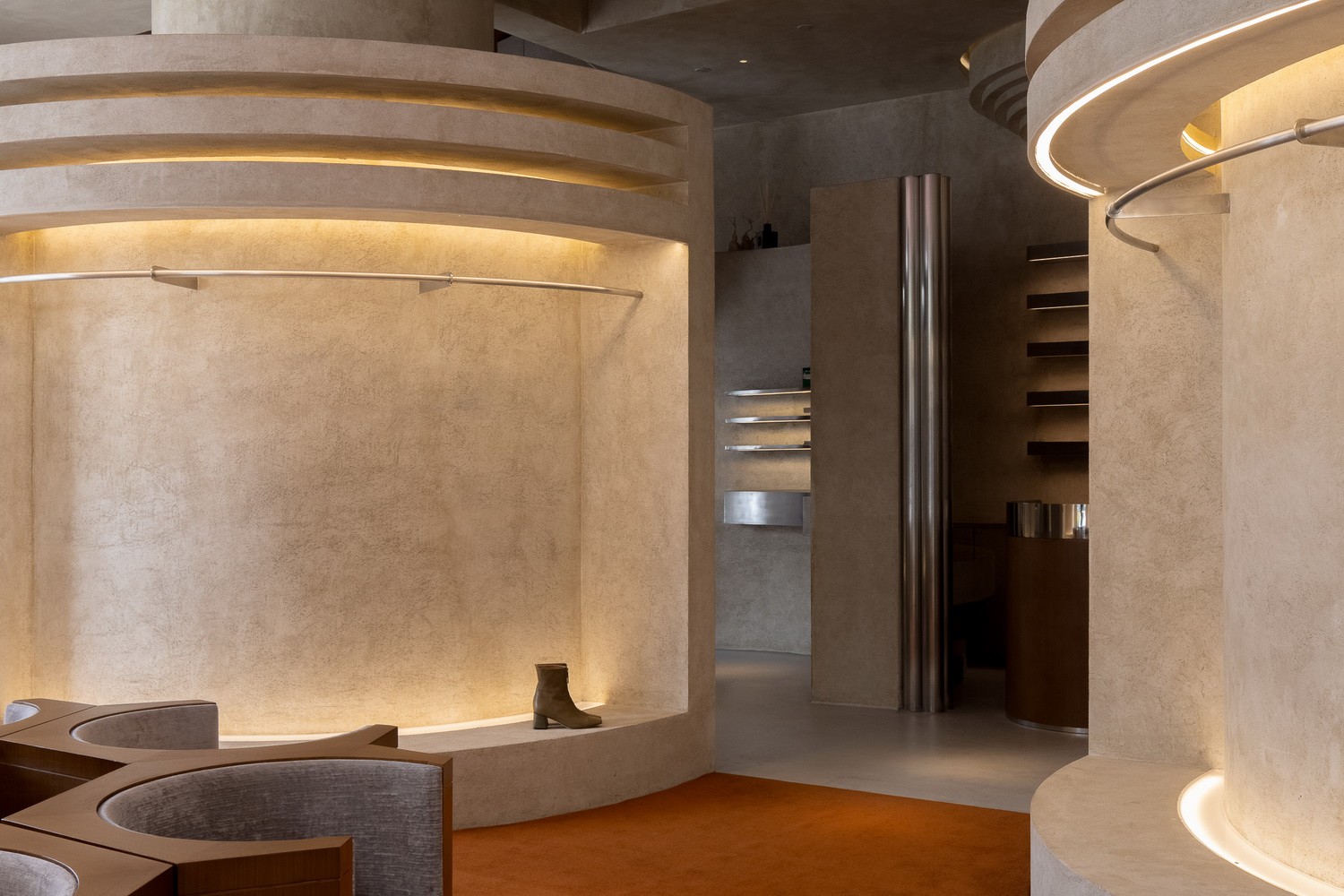 BIM建筑|复古未来主义买手店AUDREY/梁筑设计事务所