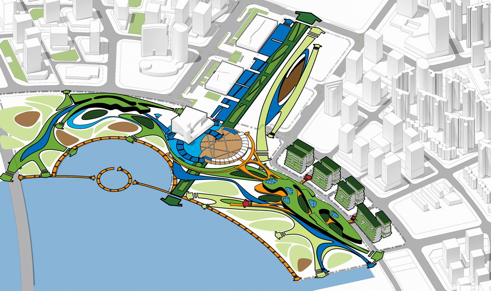 BIM建筑|点亮都市“明珠”：深圳宝安欢乐港湾东岸集群建筑设计 / Laguarda.Low Architects