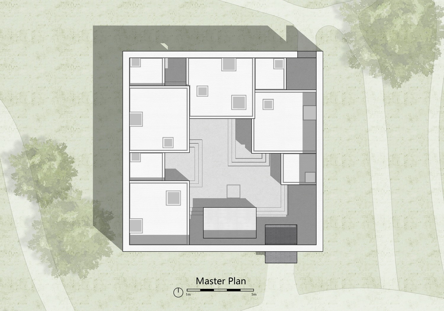 BIM建筑|陌生人：拒绝风景的房间/Wutopia Lab