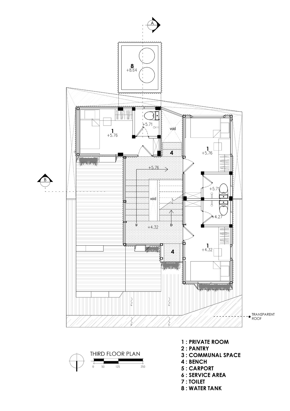 BIM建筑|\'逐步堆叠‘ 红区寄宿公寓 / Ismail Solehudin Architecture