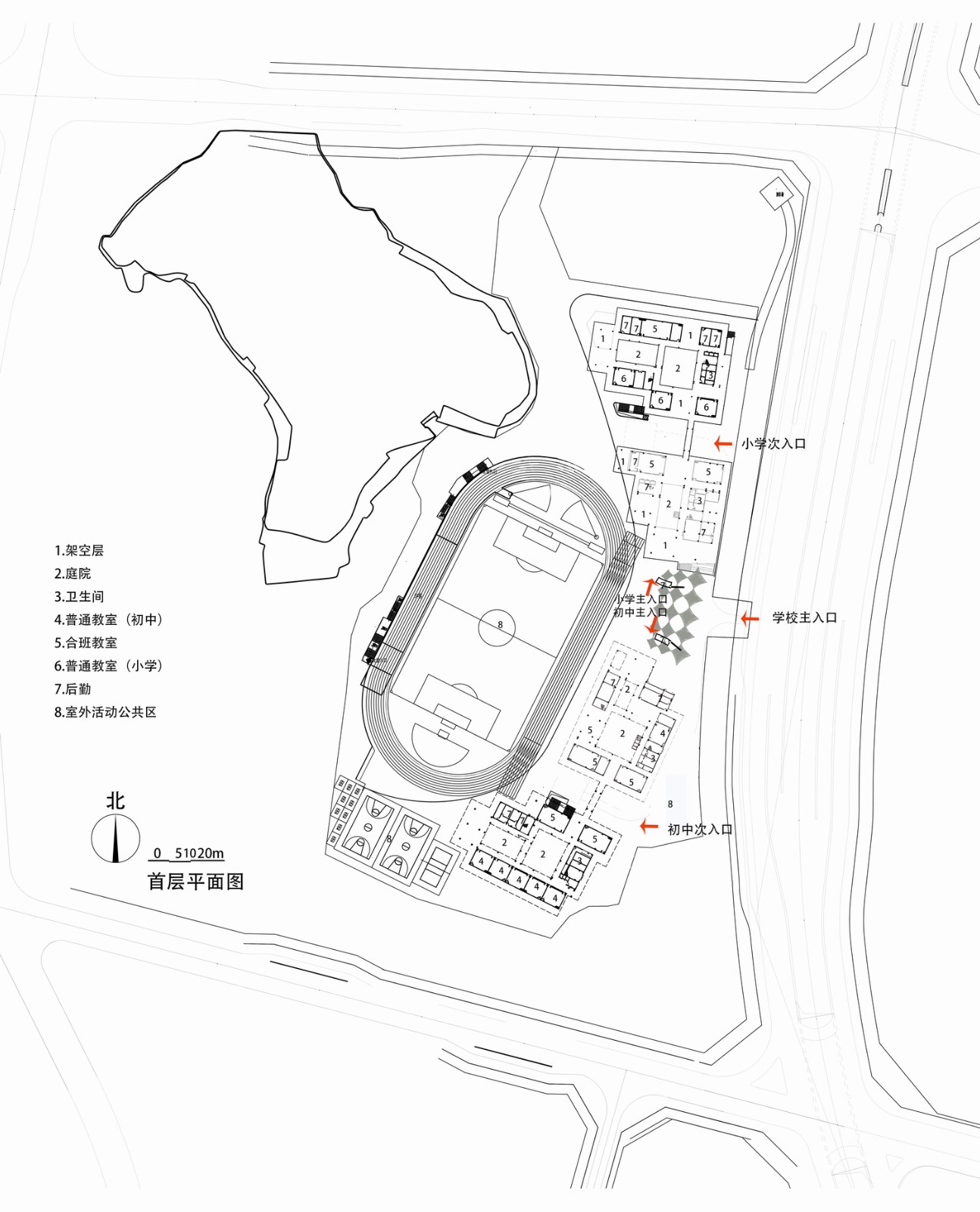 BIM建筑|森林Park+，共享垂直校区 | 重庆柏溪校区九年一贯制学校方案/中机中联工程有限公司