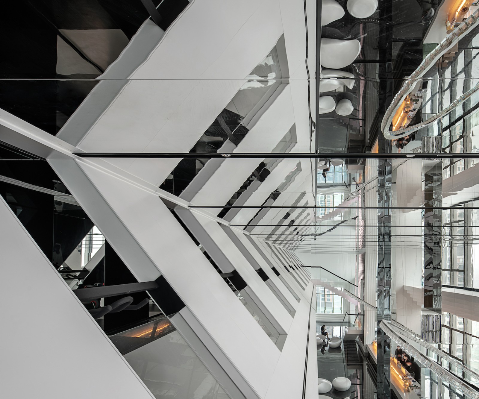 BIM建筑|ISEYA 浮云高空酒店【朝天门旗舰店】/布道空间设计