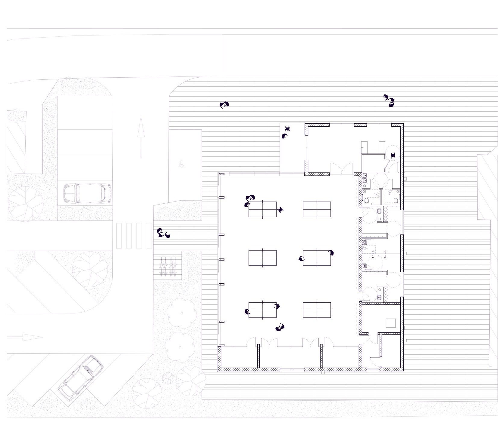 BIM建筑|法国第一座大麻混凝土砌块体育馆/Lemoal Lemoal Architectes
