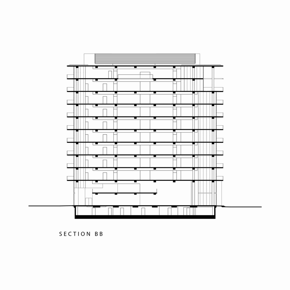 BIM建筑|Edge办公楼，太阳能板铺满立面 / Dub Architects