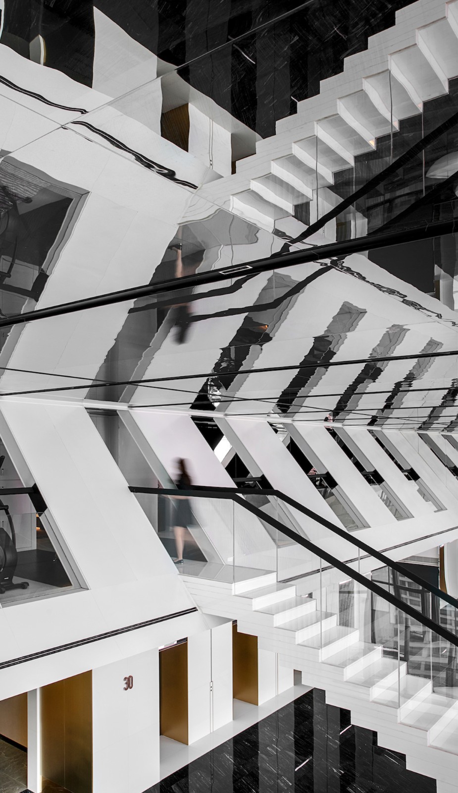 BIM建筑|ISEYA 浮云高空酒店【朝天门旗舰店】/布道空间设计