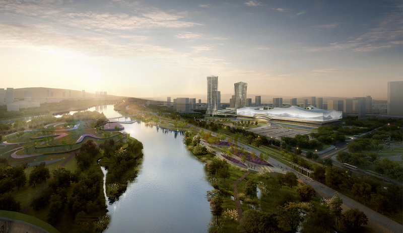 BIM建筑|长沙国际会议中心——柏涛蓝森联袂何镜堂院士团队，打造城市新名片/ 柏涛蓝森