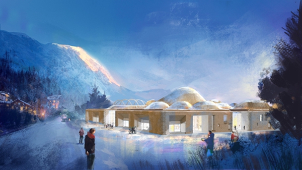 BIM建筑|福斯特在瑞士阿尔卑斯山设计创新中心