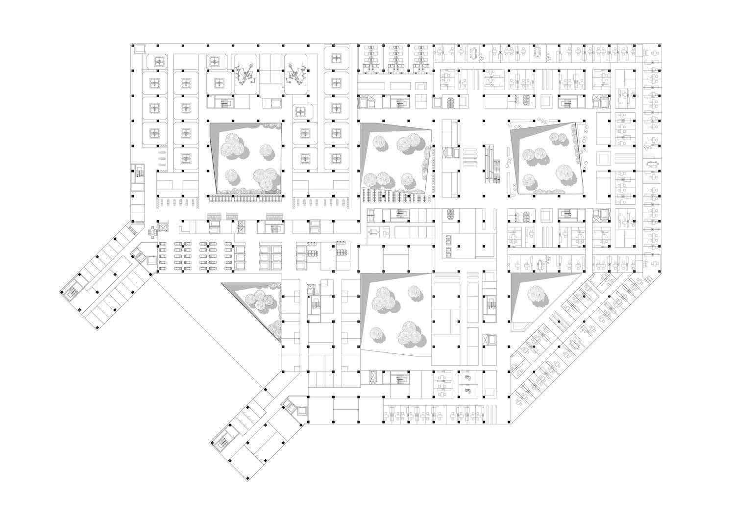 BIM建筑|瑞士瑞盟遇见苏州园林-苏州独墅湖医院/LEMANARC瑞士瑞盟设计