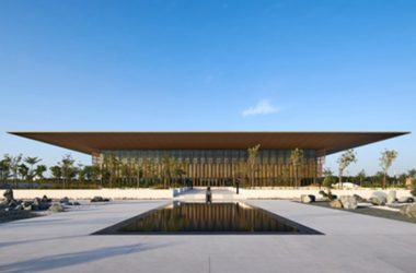 BIM建筑|福斯特设计悬臂屋顶沙迦图书馆-BIM建筑网