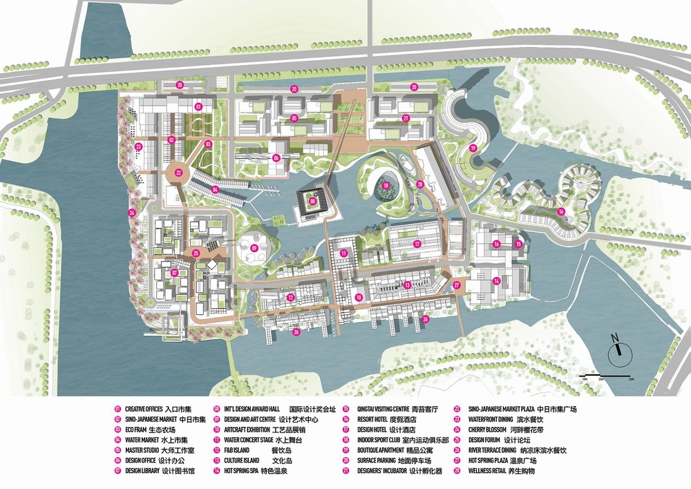 BIM建筑|苏州青苔中日工业设计村，再度打造滨水新地标/SPARK思邦