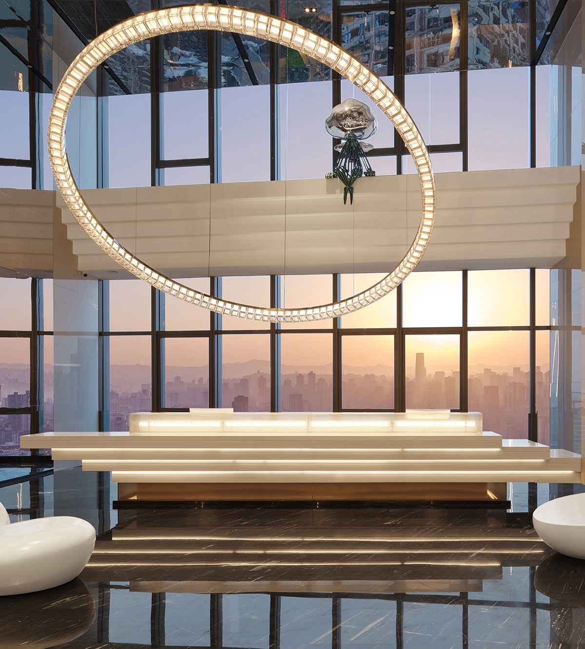 BIM建筑|ISEYA 浮云高空酒店【朝天门旗舰店】/布道空间设计