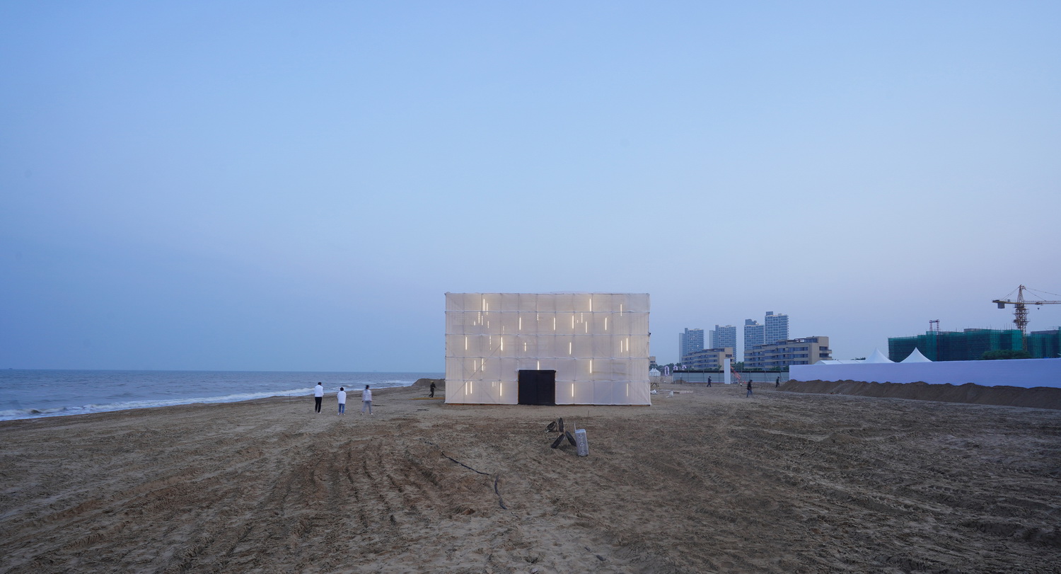 BIM建筑|晃神儿空间—阿那亚戏剧节“候鸟300”海滩临时美术馆/合木建筑工作室