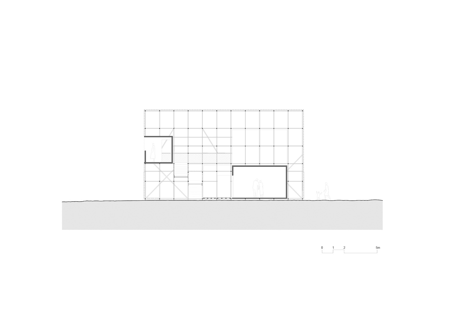 BIM建筑|晃神儿空间—阿那亚戏剧节“候鸟300”海滩临时美术馆/合木建筑工作室